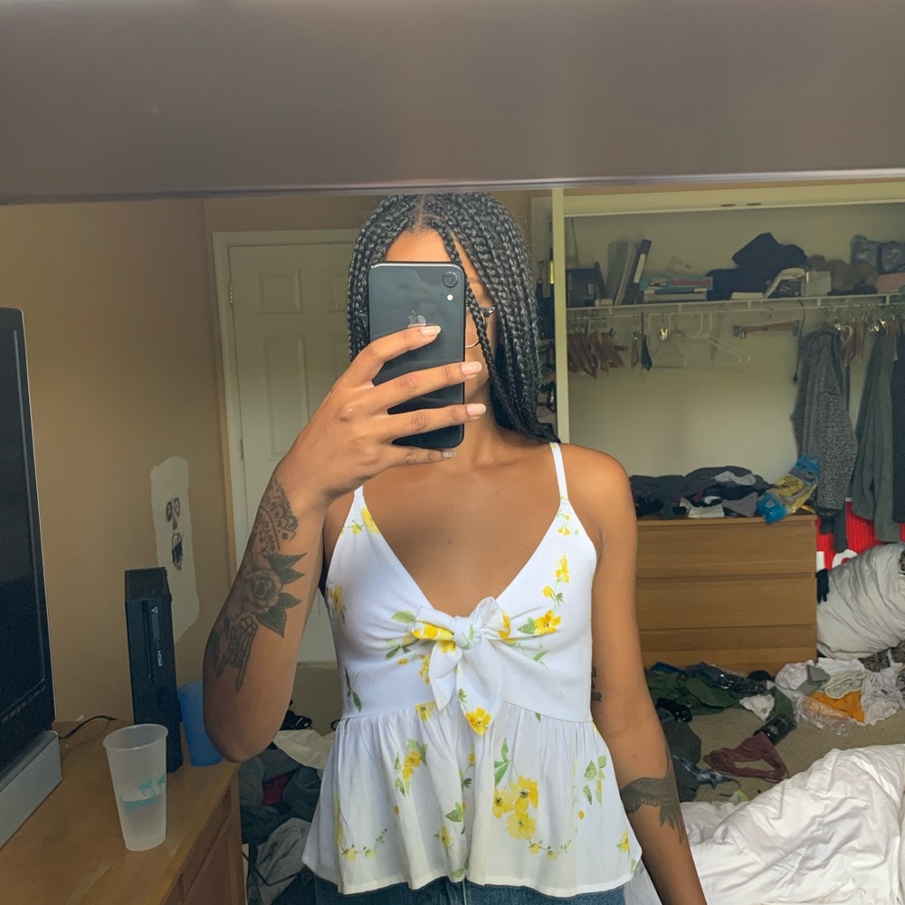 Floral tank top